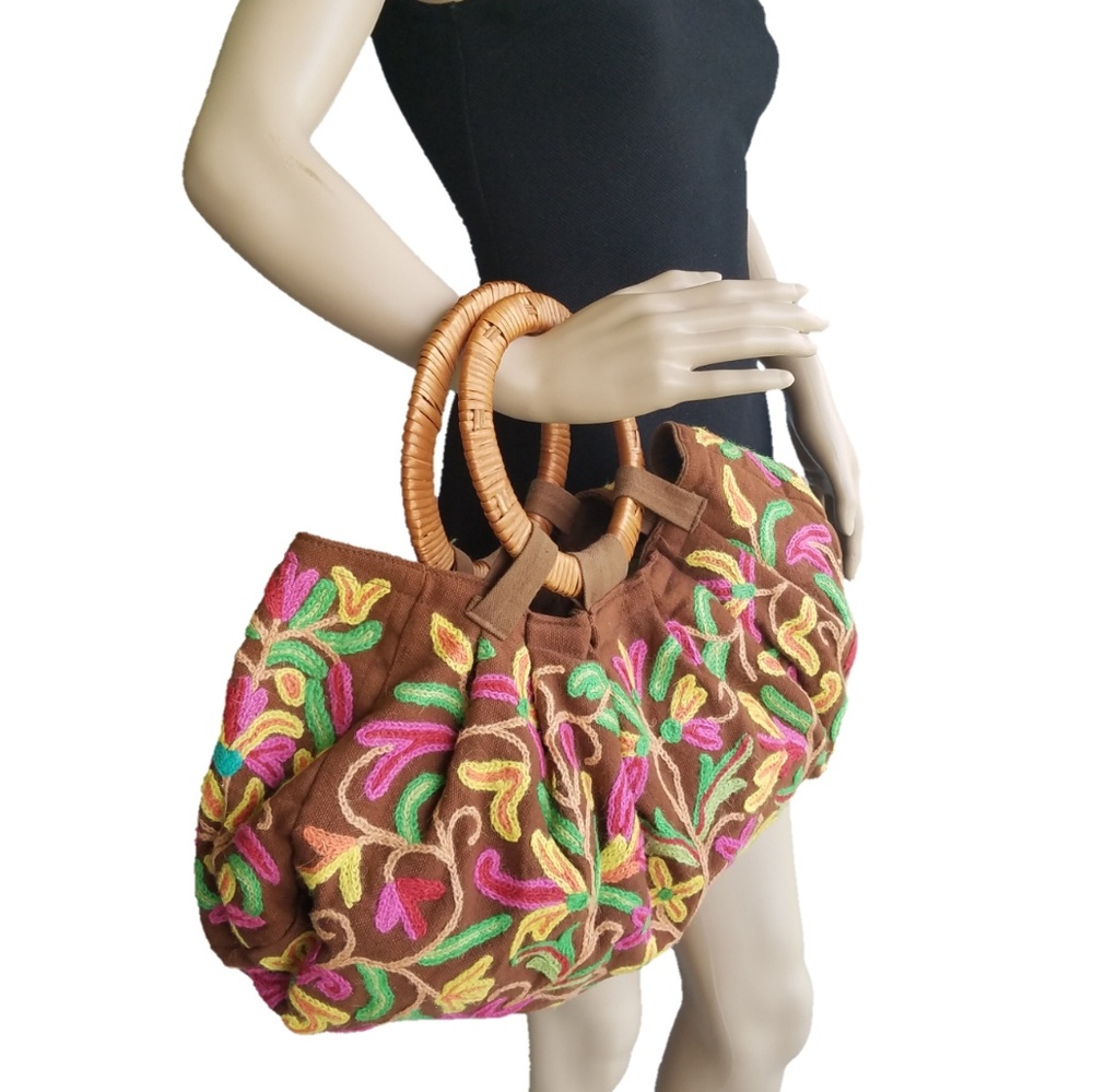 Flower Handmade Tote